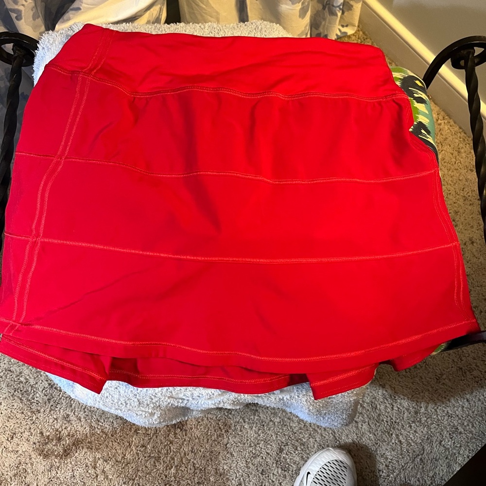 Lululemon Athletica Bold Red Skort